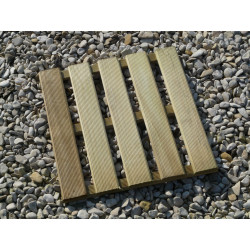 Dalle bois 40x40cm SOLID – Traitement imputrescible | SOLID