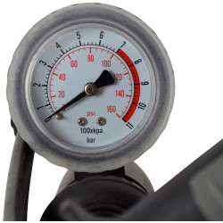 Pompe à pied vélo 52cm – Gonflage précis | DRESCO