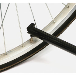 Pompe à main vélo 42 cm – Gonflage rapide | DRESCO