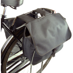 Sac de vélo Basic Shopper double arrière noir – Pratique | DRESCO