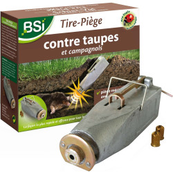 Tire-piège contre taupes et campagnols BSI