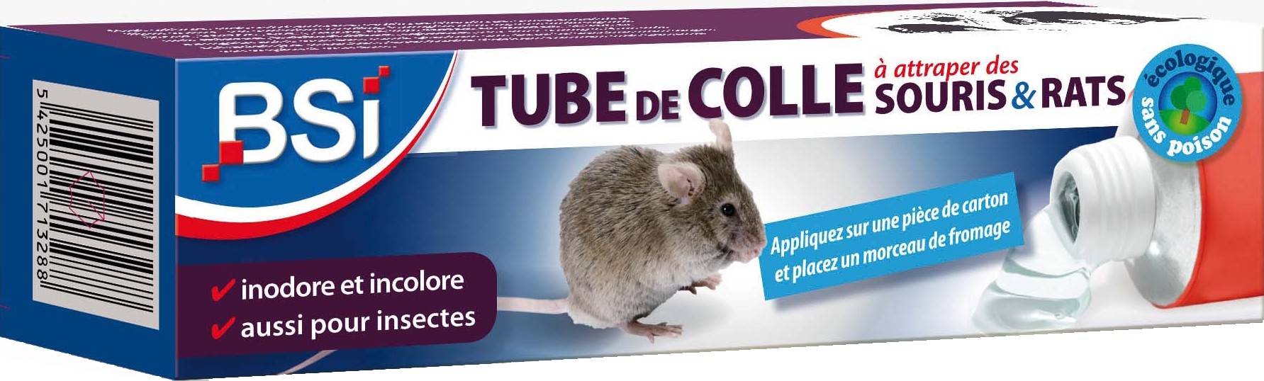 Tube de colle pour rat et souris Debello anti-rongeurs
