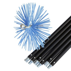 Kit de ramonage nylon – Nettoyage conduit cheminée | CONMETALL
