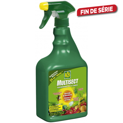 Spray insecticide Multisect Fruits et légumes 0,75 L KB