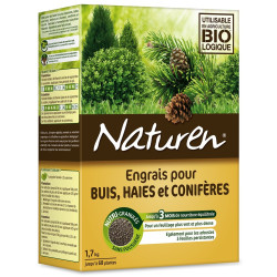 Engrais Buis, Haie, Conifère 1,7kg – Croissance saine | NATUREN
