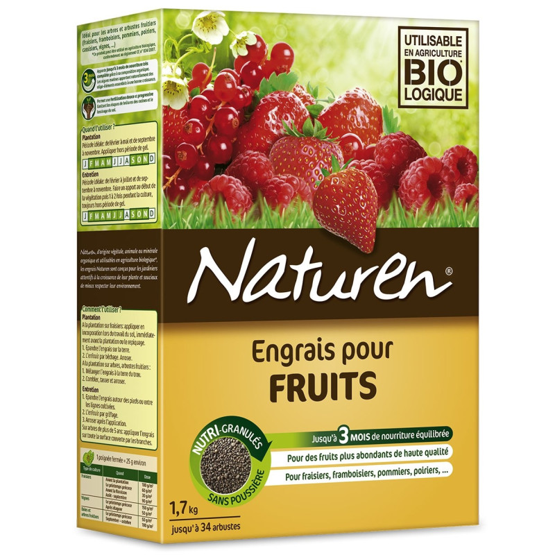 Engrais pour fruits 1,7 kg NATUREN