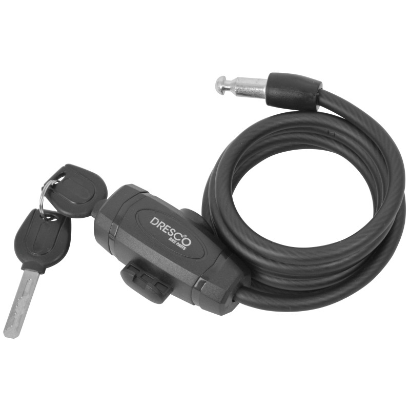 Spirale antivol vélo 150cm – Sécurité renforcée | DRESCO