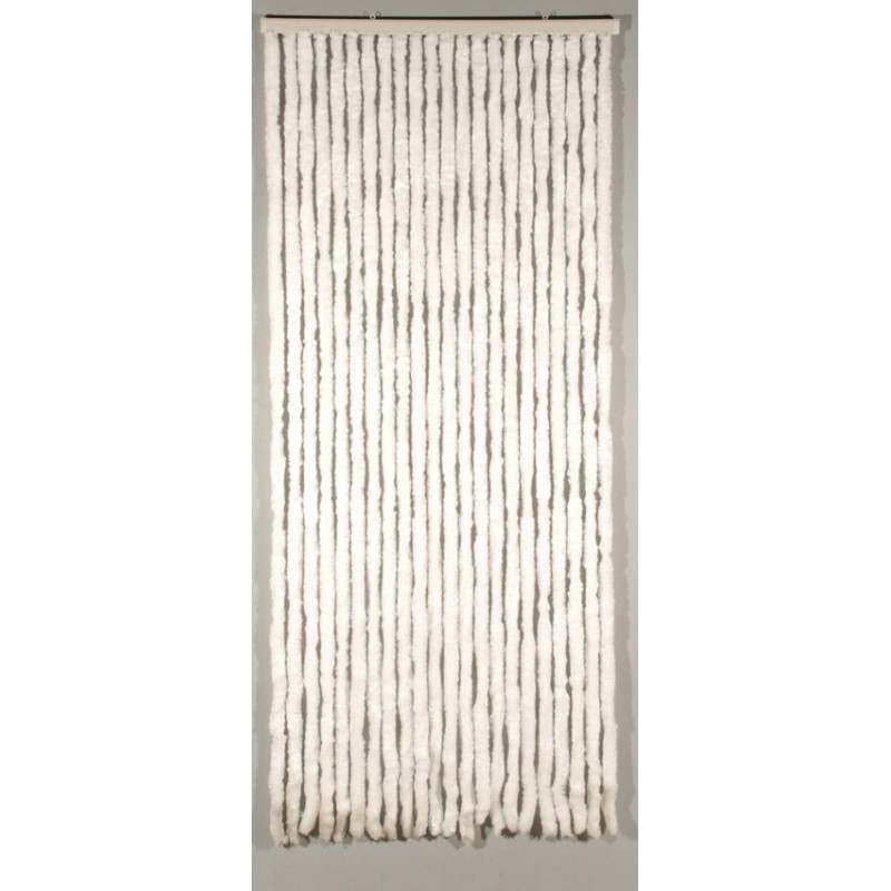 Porte provençale Castor blanche 90 x 205 cm CONFORTEX