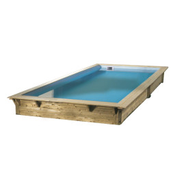 Piscine avec liner bleu Azura 2 x 3,5 x 0,71 m UBBINK