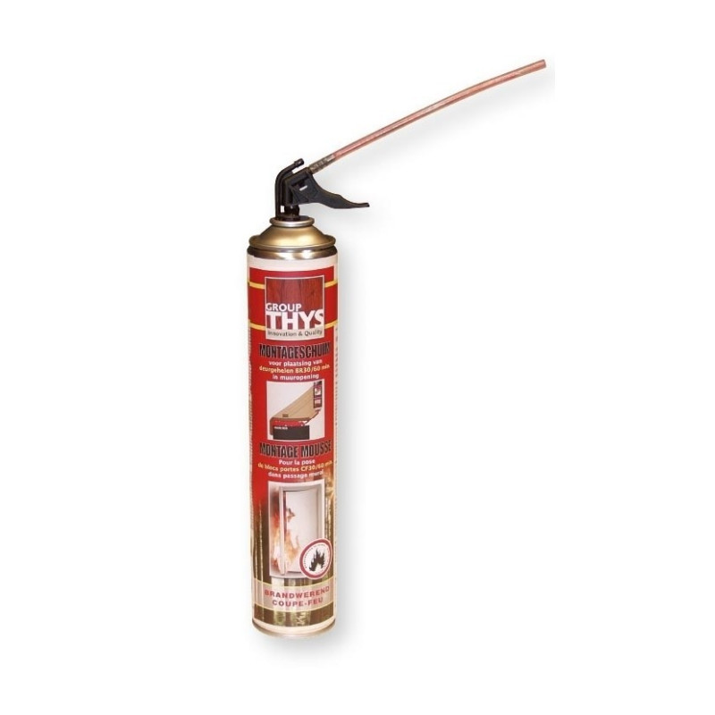 Mousse de montage coupe-feu 750 ml THYS