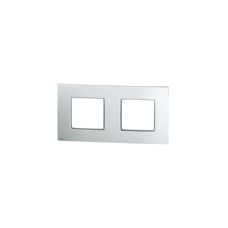 Plaque de recouvrement Intense double verticale gris clair NIKO