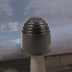 Cache rotule pour attache remorque