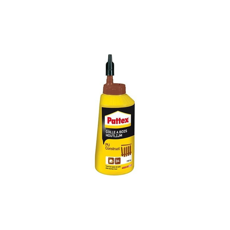 Colle à bois PU Construct 750 g PATTEX