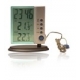 Thermomètre avec horloge transparent