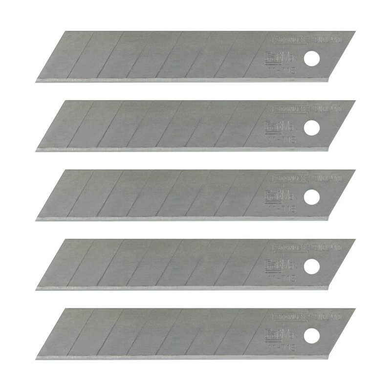 Lames Cutter 18mm 5 pièces STANLEY – Coupe Précise | STANLEY