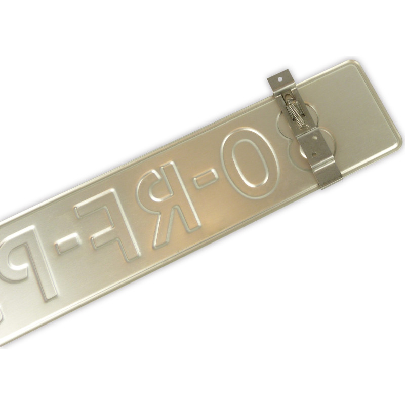 Pince Plaque Immatriculation 2 Pcs – Installation Facile | CARPOINT