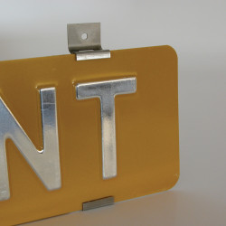 Pince Plaque Immatriculation 2 Pcs – Installation Facile | CARPOINT