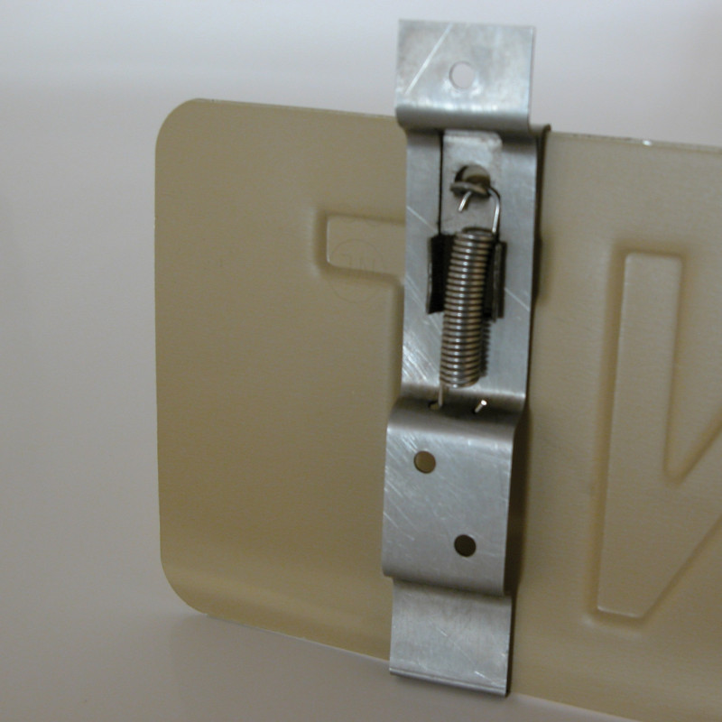 Pince Plaque Immatriculation 2 Pcs – Installation Facile | CARPOINT