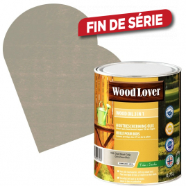 Huile Wood Oil 3en1 gris vieux bois 0,75 L WOOD LOVER