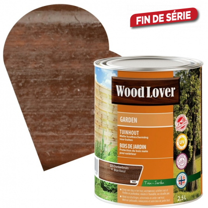 Lasure Garden brun foncé 2,5 L WOOD LOVER