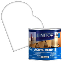 Vernis pour meuble Acryl brillant 0,25 L LINITOP