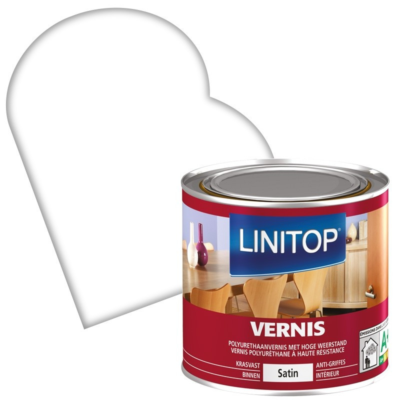 Vernis satin incolore 0,25 L LINITOP