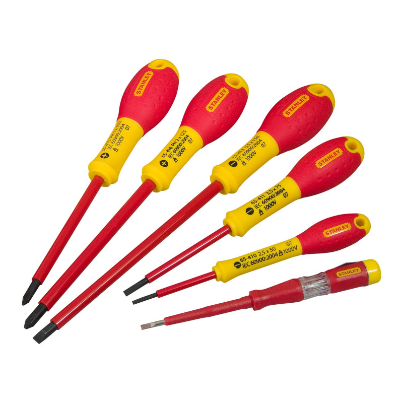 Set de tournevis VDE FatMax 6 pièces STANLEY