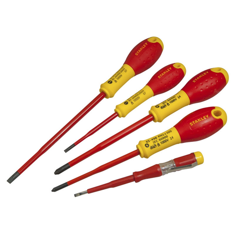 Set de tournevis VDE FatMax Pro 5 pièces STANLEY