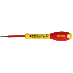 Tournevis d'électricien VDE Plat 2,5x50mm – Sécurité | STANLEY FATMAX