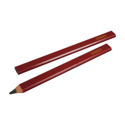 Crayon rouge STANLEY 2 pièces – Traçage précis | STANLEY