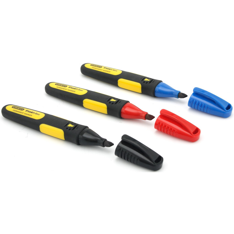 Marqueurs FatMax STANLEY – Lot 3 couleurs | STANLEY