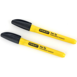 Marqueur permanent STANLEY Fine Tip Noir – Traçage Précis | STANLEY