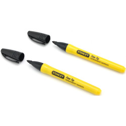 Marqueur permanent STANLEY Fine Tip Noir – Traçage Précis | STANLEY
