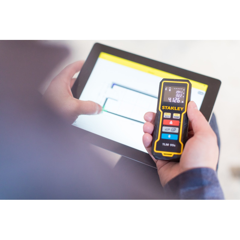 Télémètre Bluetooth TLM99S STANLEY – Mesures Précises | STANLEY Télémètre Bluetooth TLM99S STANLEY – Mesures Précises | STANLEY