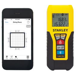 Télémètre Bluetooth TLM99S STANLEY – Mesures Précises | STANLEY Télémètre Bluetooth TLM99S STANLEY – Mesures Précises | STANLEY