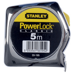 Mètre-ruban Powerlock 5 m STANLEY – Mesure précise | STANLEY