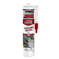 Mastic de construction pour toitures 280 ml noir RUBSON