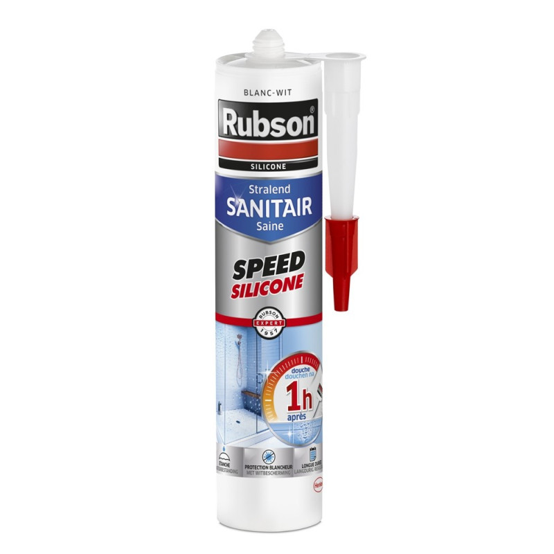 Silicone sanitaire Speed blanc 0,3 L RUBSON