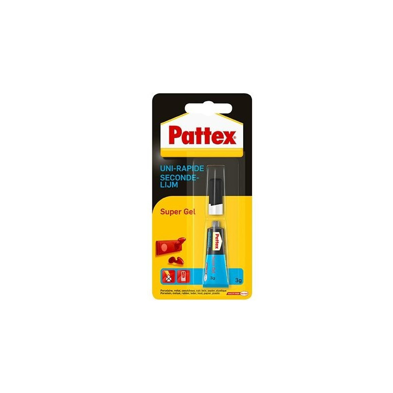 Colle uni rapide Super Gel PATTEX