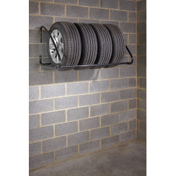 Support mural en hauteur pour pneus Support mural en hauteur pour pneus