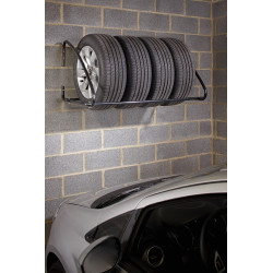 Support mural en hauteur pour pneus Support mural en hauteur pour pneus