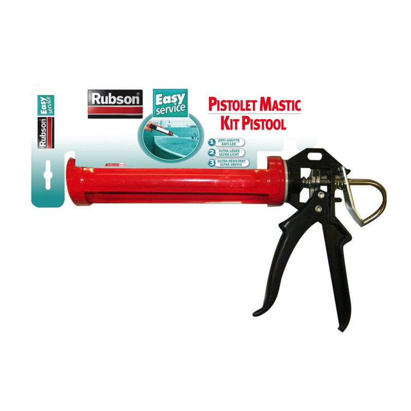 Pistolet Pro pour mastic RUBSON