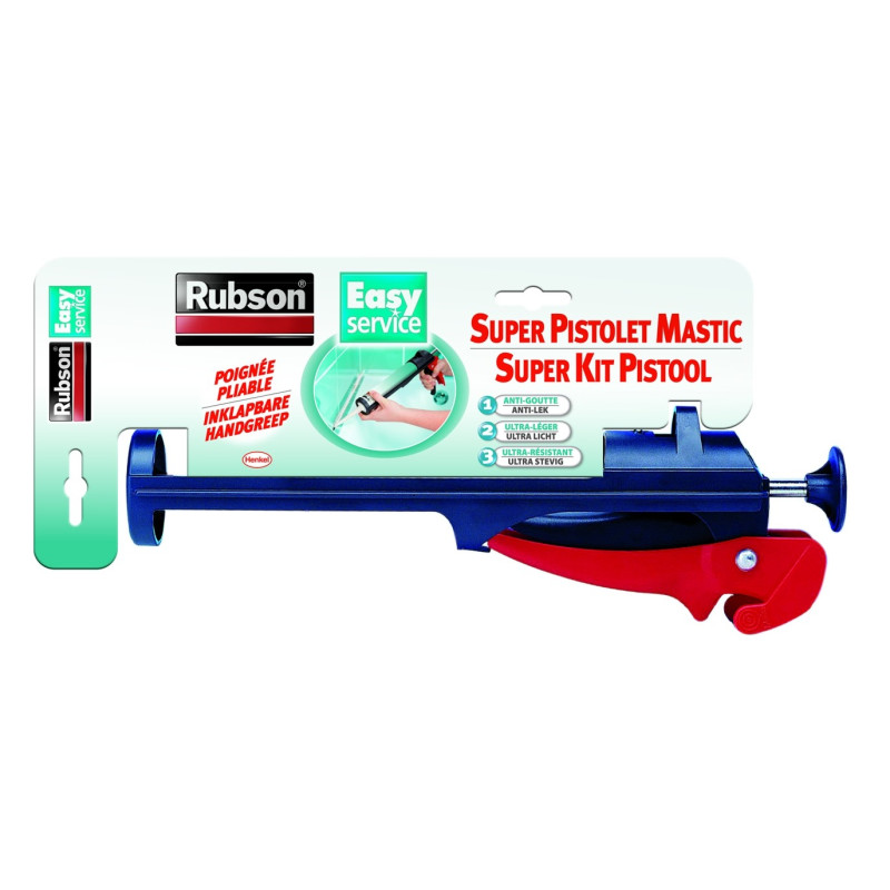 Pistolet Super pour mastic RUBSON