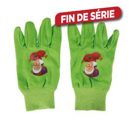 Paire de gants de jardin pour enfants Lutin Plop 4 - 7 ans