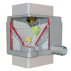 Collecteur filtrant Quattro – Eau de pluie pure | GARANTIA