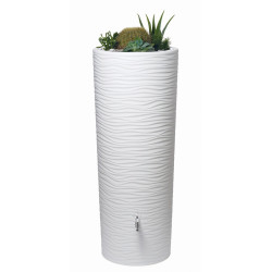Tonneau à eau de pluie Natura Artic 350L avec bac à plantes | GARANTIA