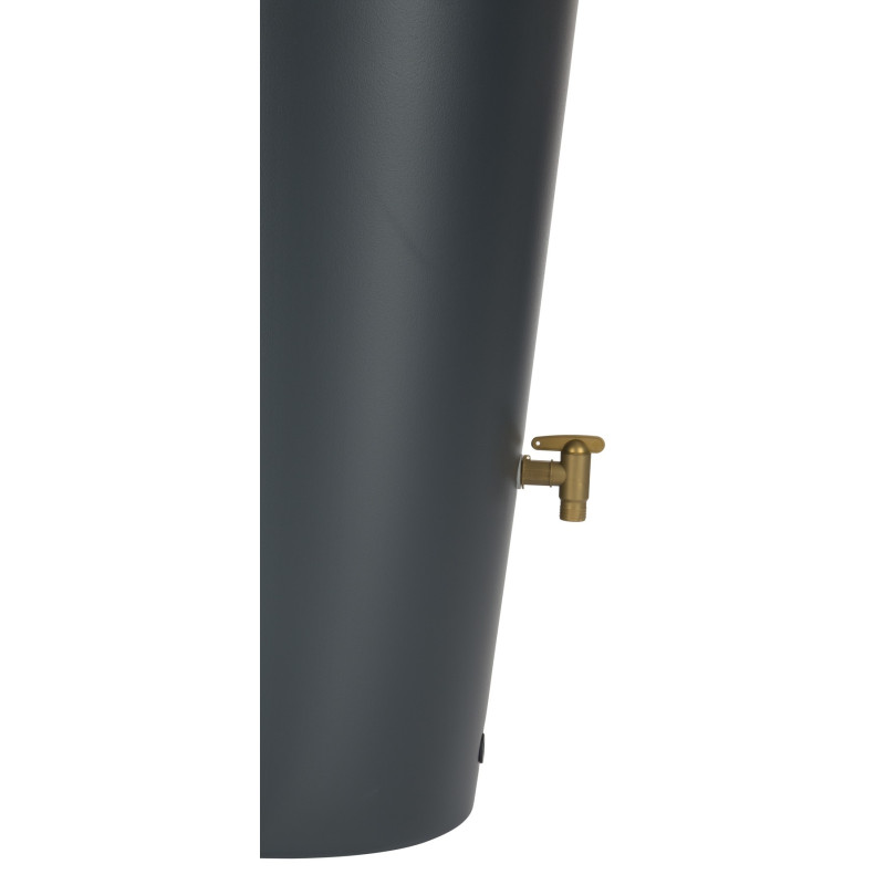 Tonneau à eau Vaso Graphite 220L - Récupérateur pluie | GARANTIA