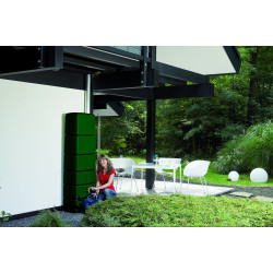Tonneau à eau de pluie mural Slim 300 L