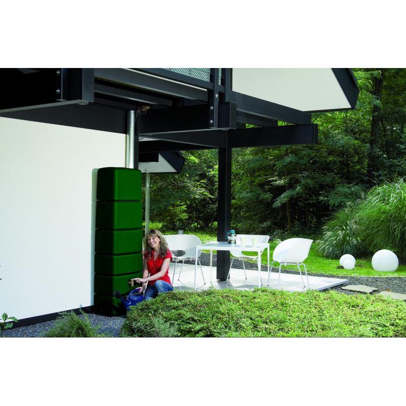 Tonneau à eau de pluie mural Slim 300 L