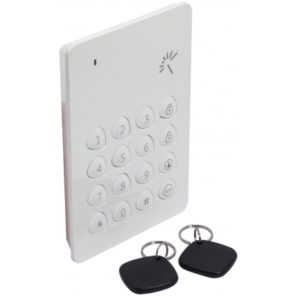 Clavier + Badges RFID pour alarme sans fil CHACON
